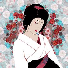 Japanese thoughts I. Traditional illustration project by Eva Lundberg - 11.23.2020