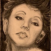 Retrato artístico al carboncillo: creando atmósferas. Traditional illustration, Fine Arts, Drawing, Portrait Drawing, Realistic Drawing, and Artistic Drawing project by Regina von Reitzenstein - 01.01.2022
