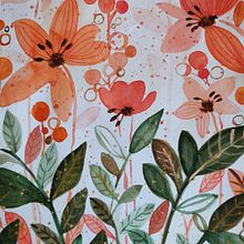 My project in Artistic Floral Watercolor: Connect with Nature course. Een project van Traditionele illustratie, Schilderij, Aquarelschilderen y  Botanische illustratie van michelaviviano - 02.01.2022