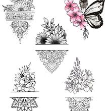 Meu projeto do curso: Desenho de tatuagem autoral com Procreate. Ilustração tradicional, Design gráfico, Desenho, Ilustração digital, Desenho de tatuagens, e Desenho digital projeto de Stefany Mota - 27.12.2021