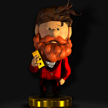 Mi Proyecto del curso: Personajes ilustrados en 3D desde tu iPad. Projekt z dziedziny Trad, c, jna ilustracja, 3D, Projektowanie postaci, Ilustracja c, frowa,  Modelowanie 3D, Projektowanie postaci 3D, Malarstwo c i frowe użytkownika jose manuel sanchez duran - 02.01.2022