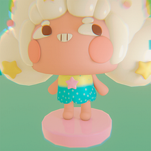 Mi Proyecto del curso: Creación de personajes kawaii en 3D con Blender . Projekt z dziedziny Trad, c, jna ilustracja, Projektowanie postaci, Ilustracja c, frowa,  Modelowanie 3D i Manga użytkownika Julieth Alexandra Mercado montero - 01.01.2022