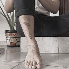Mi Proyecto del curso: Practica en piel. Tattoo Design, and Traditional illustration project by Juan Daniel Godoy Lopez - 01.02.2022