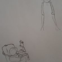 Proyecto final: dibujo anatómico. Fine Arts, Sketching, Pencil Drawing, Drawing, Realistic Drawing, and Figure Drawing project by be_miyu - 01.03.2022