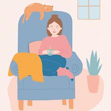 Postales Hygge. Un progetto di Illustrazione tradizionale e Design di Maria Antonela Montero Urciuoli - 03.01.2022