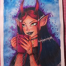 Criação de Personagem - Amber. Een project van Traditionele illustratie van Bruna Borges - 03.01.2022