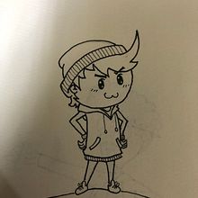 Meu projeto do curso: Introdução à criação de personagens estilo cartoon. Projekt z dziedziny Trad, c, jna ilustracja, Projektowanie postaci,  R i sunek użytkownika Guilherme Henrique - 30.12.2021