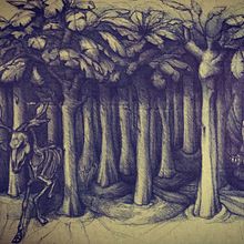 Dark forest. Un proyecto de Ilustración tradicional de Paweł Janiak - 03.01.2022