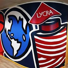 LYCRA. Traditional illustration, Design, DIY, Screen Printing, Painting, and Decoration project by SHN - 11.01.2020