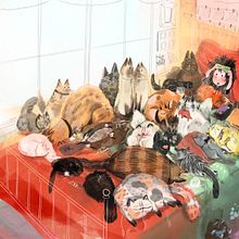 Cats and More - Portfolio Piece. Een project van Traditionele illustratie y Kinderillustratie van Marissa Valdez - 03.01.2022