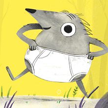 Hedgehogs in Underwear. Een project van Traditionele illustratie y Kinderillustratie van Marissa Valdez - 03.01.2022