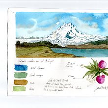 Mi Proyecto del curso: Cuaderno de viaje en acuarela. Traditional illustration, Watercolor Painting, Architectural Illustration, and Sketchbook project by Irlanda Stefany - 01.04.2022