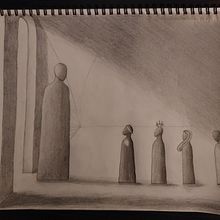 M And The Four Orphans. Un proyecto de Dibujo a lápiz de Timothy Ong - 04.01.2022