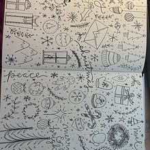 Christmas doodles (hand drawn). Ilustração tradicional projeto de Joanne Bayliss - 04.01.2022