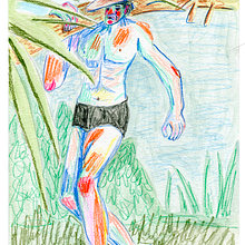 My project in Expressive Figure Drawing: Explore Lines, Shapes and Colors course. Un proyecto de Bellas Artes, Dibujo a lápiz, Dibujo, Dibujo de Retrato, Dibujo realista, Dibujo anatómico y Pintura gouache de Živilė Kairytė - 04.01.2022
