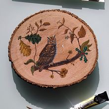 Mi Proyecto del curso: Acuarela sobre madera. Traditional illustration, Fine Arts, and Watercolor Painting project by Sergio A. - 01.04.2022