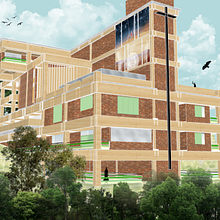 Colagens do projeto arquitetônico: Igreja Protestante . Desain, Dan Kolase proyek oleh Millena Moriah Santos Mendes da Silva - 12.25.2020