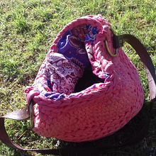 bolso hecho con ganchillo. Arts, Crafts, Creativit, Sewing, Crochet, and Textile Design project by georgina - 01.04.2022
