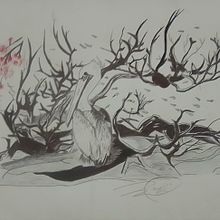 La vida solamente es una. Projekt z dziedziny Trad, c, jna ilustracja,  R, sunek, R, sunek realist, czn, Ilustracja naturalist i czna użytkownika Francisco Ortiz Delgado - 28.12.2021