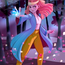 My project in Female Cartoon Character Design with Procreate course. Traditional illustration, Digital Illustration, and Digital Drawing project by Anna Romanova - 01.04.2022