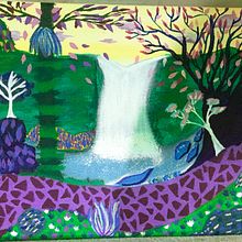 Mi Proyecto del curso: Naturaleza con pintura acrílica: del cuaderno al lienzo . Traditional illustration, Painting, Acr, lic Painting, and Sketchbook project by Alejandra Valencia - 01.04.2022