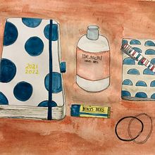 My project in Illustrated Life Journal: A Daily Mindful Practice course. Un progetto di Belle arti, Bozzetti, Creatività, Disegno e Sketchbook di mags - 05.01.2022