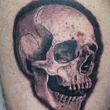 Crânio 💀. Tattoo Design project by Jimmy Dantas - 12.20.2021