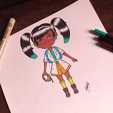 Meu projeto do curso: Design de personagens para animação com Photoshop. Animation, Character Design, and Character Animation project by Barbara Sicca - 01.05.2022