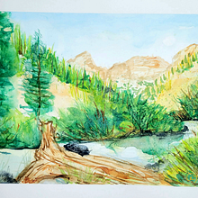 Mi Proyecto del curso: Paisajes naturales en acuarela Ein Projekt aus dem Bereich Bildende Künste, Malerei und Aquarellmalerei von Ana Lopez Castro - 05.01.2022