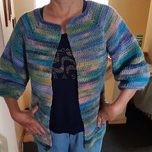 Mi Proyecto del curso:  Top-down: prendas a crochet de una sola pieza. Fashion Design, Fiber Arts, DIY, Crochet, and Textile Design project by Stephanie Bartolotti Miranda - 01.06.2022