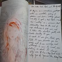 The Little Red Hood and The Big Wolf. Traditional illustration, Arts, Crafts, and Fiction Writing project by Mavis Torres - 01.06.2022