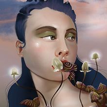My project in Digital Fantasy Portraits with Photoshop course . Ilustrasi tradisional, Menggambar, Ilustrasi Digital, Menggambar Potret, Gambar Digital, Dan Lukisan Digital proyek oleh Megan - 01.06.2022