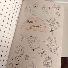 My project in Creative Bullet Journal: Planning and Creativity course. Un progetto di Illustrazione tradizionale, Lettering, Disegno, H, lettering, Management e produttività di justine_l - 06.01.2022