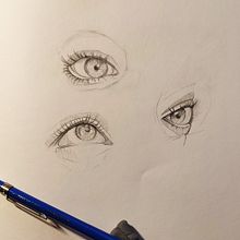 Mon projet du cours : Carnet de portraits : explorez le visage humain. Sketching, Drawing, Portrait Drawing, Artistic Drawing, and Sketchbook project by elmunsch - 01.06.2022