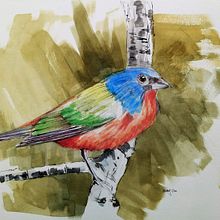 Mi Proyecto del curso: Técnicas experimentales de acuarela para principiantes. Traditional illustration, Fine Arts, Watercolor Painting, and Naturalistic Illustration project by Jeremy Baty - 01.06.2022