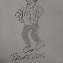 Introducción Cartoons:Profesor. Traditional illustration project by Richard Martínez Montoya - 01.06.2022