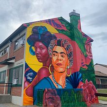 POW WOW WORCERSTER MURAL FESTIVAL 2019. Een project van Traditionele illustratie y  Urban art van M.Tony Peralta - 06.01.2022