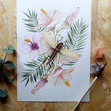 Mi Proyecto del curso: Dibujo y composición naturalista en acuarela. Traditional illustration, Drawing, Watercolor Painting, and Naturalistic Illustration project by luzfri - 01.06.2022