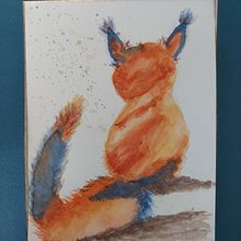 My project in Expressive Animal Portraits in Watercolor course. Un projet de Illustration traditionnelle, Aquarelle, Dessin réaliste et Illustration naturaliste de Debra Sallaway - 07.01.2022