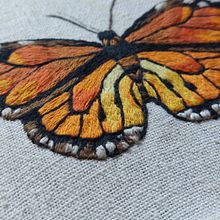 Realistic Thread Painting - Monarch Butterfly. Embroider project by mahajabeen1994 - 01.07.2022