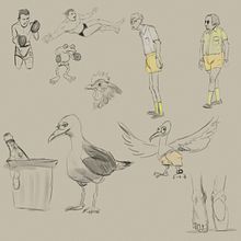 Popurrí de +8 imágenes. Un proyecto de Ilustración tradicional, Dibujo, Ilustración digital, Dibujo de Retrato y Dibujo digital de nobebocafe - 07.01.2022