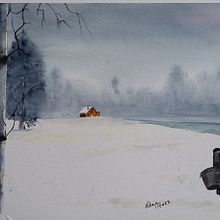 Paisagens atmosféricas. Painting project by Edna Ogaki - 01.07.2022