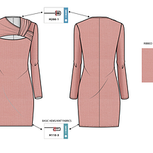 dress 2x2. Design, Traditional illustration, and Costume Design project by harry giovanni paredes moncada - 01.07.2022