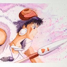 Mon projet du cours : Illustration manga à l'aquarelle. Projekt z dziedziny Trad, c, jna ilustracja,  R, sunek, Malowanie akwarelą i Manga użytkownika JOe Nutz - 07.01.2022