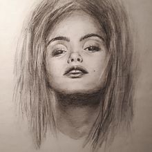 Mijn project van de cursus: Artistiek portretteren met houtskool: sferen creëren. Ilustração tradicional, Artes plásticas, Desenho, Desenho de retrato, Desenho realista, e Desenho artístico projeto de Leenakaisa Oksanen - 07.01.2022