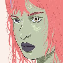 Ilustración "Corashe" Nathy Peluso. Traditional illustration, Character Design, Digital Drawing, and Fashion Illustration project by Paula Carabias - 01.06.2022