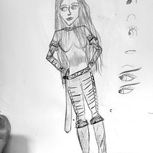 Aelin. Character Design, Comic, and Drawing project by Nina Moore - 01.07.2022
