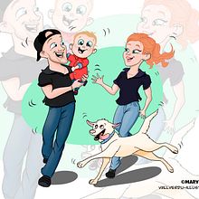Mi Proyecto del curso: Creación de personajes femeninos estilo cartoon con Procreate. Traditional illustration, Digital Illustration, and Digital Drawing project by Mary Vallverdu - 01.04.2022
