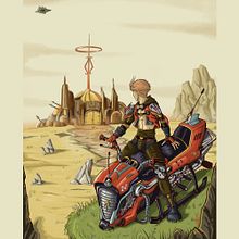 The hunting on Ring City. Un projet de Illustration traditionnelle de Luis Araya - 11.10.2020