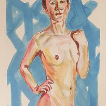 My project in The Human Figure in Watercolor course. Un proyecto de Ilustración tradicional, Bellas Artes, Pintura, Pintura a la acuarela, Dibujo realista y Dibujo anatómico de Jasna Bogunović - 08.01.2022